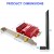 WiFi 6 Card AX 3000Mbps PCIe Network Card AX200 802.11AX 2.4Ghz/5.8Ghz with Bluetooth 5.1 & Heat Sink Wireless PCI Express Wi-Fi Adapters Dual Band Antenna for Windows 10 64-bit